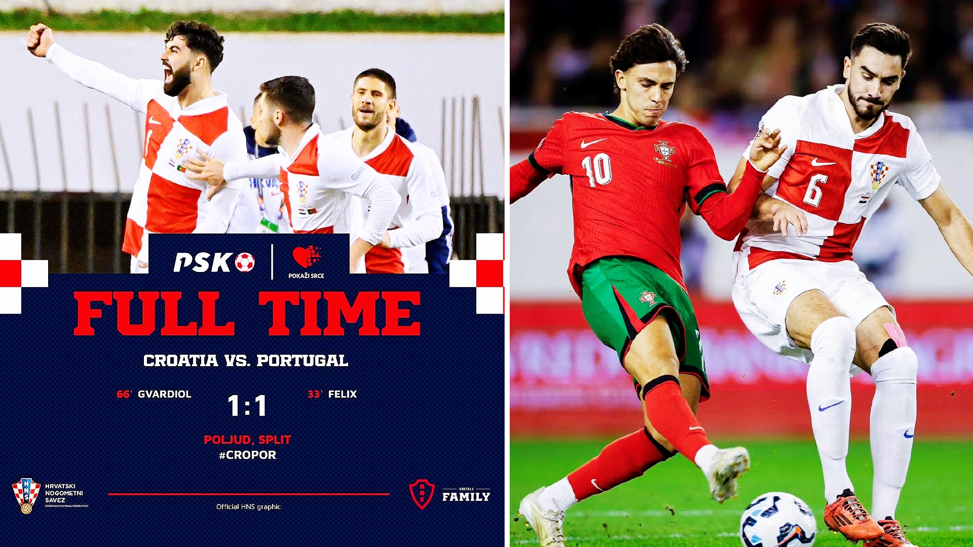 包含葡萄牙逆转克罗地亚，成功晋级欧预赛半决赛的词条